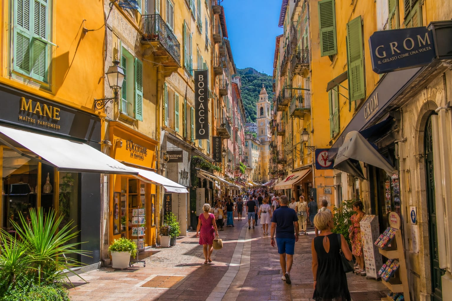 Illustration of Rue Saint-Michel in Menton